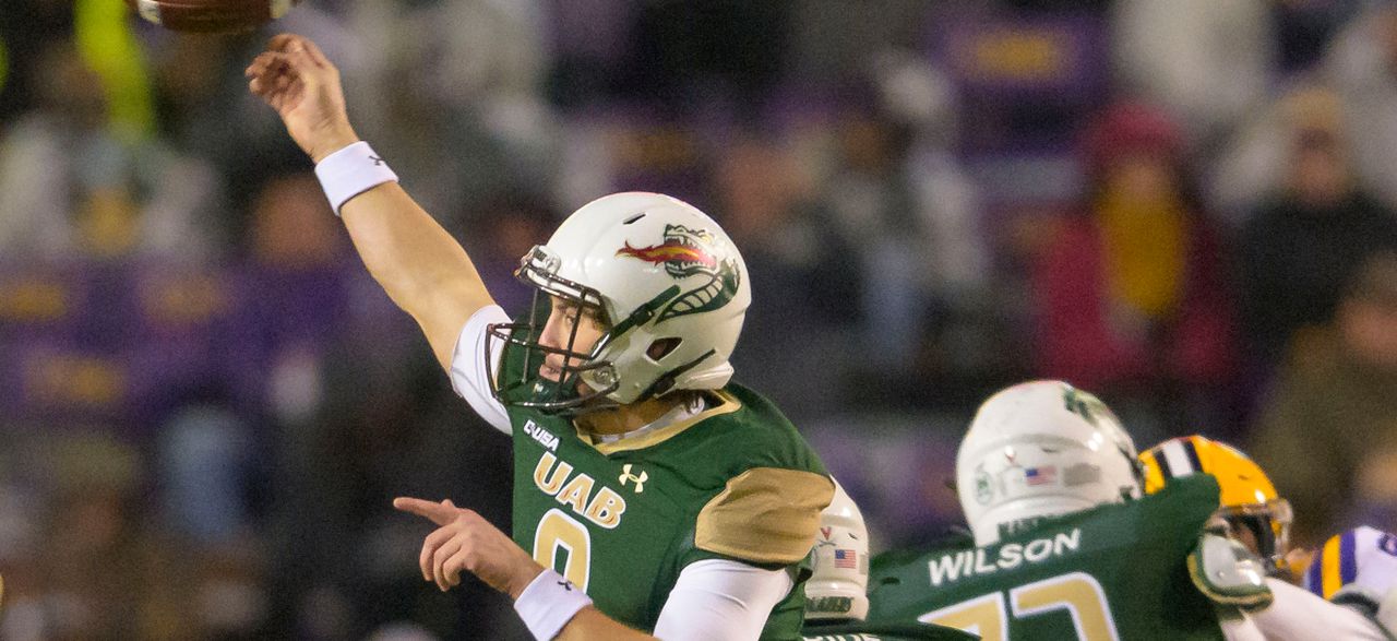 UAB quarterback Dylan Hopkins enters NCAA transfer portal