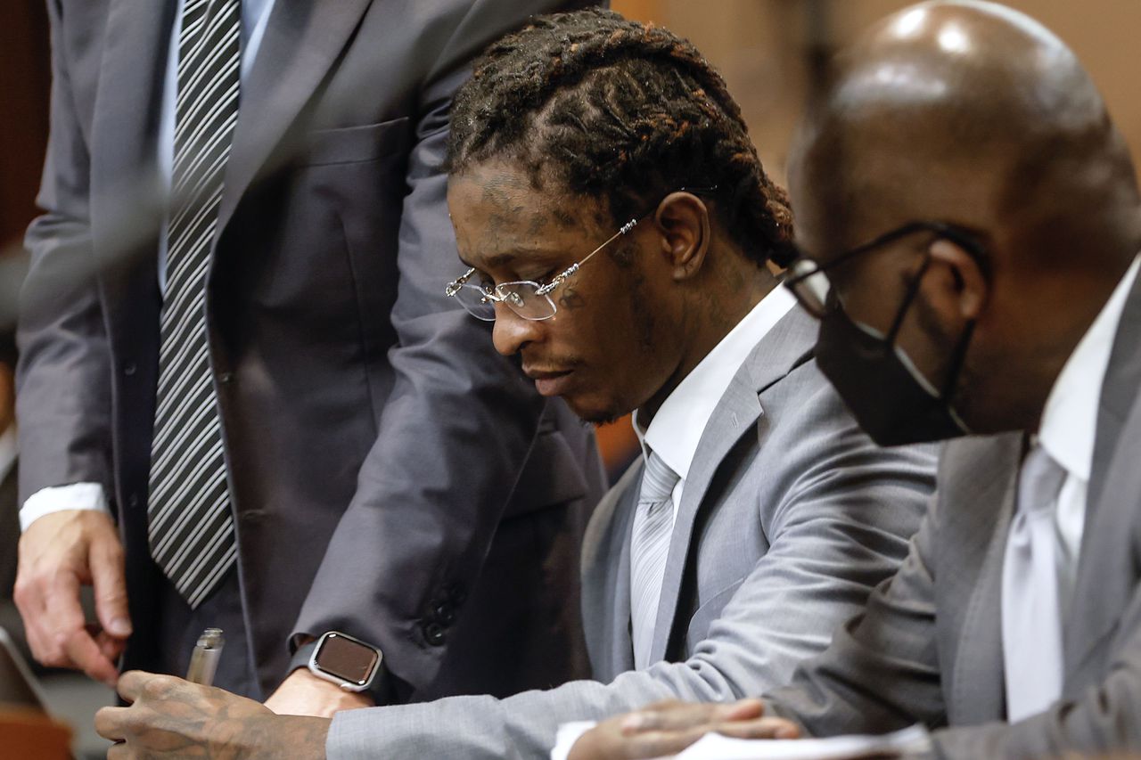 Young Thug stunned when co-defendant handed him pain pill in court, lawyers say