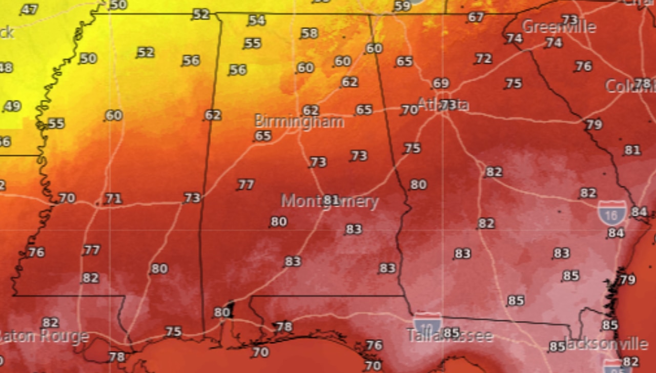 Alabama city hits its all-time high for February