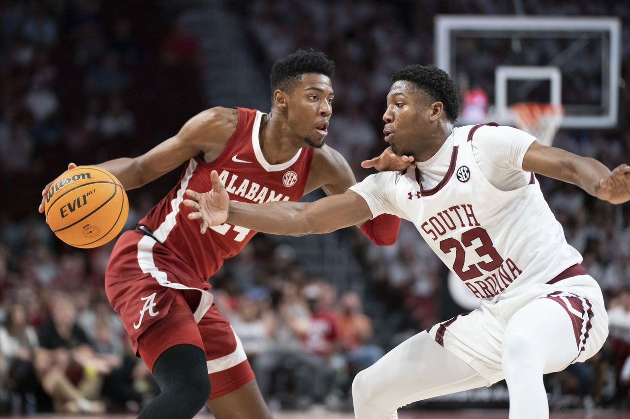 Brandon Miller scores career-high 41 points as Alabama shakes off South Carolina in overtime