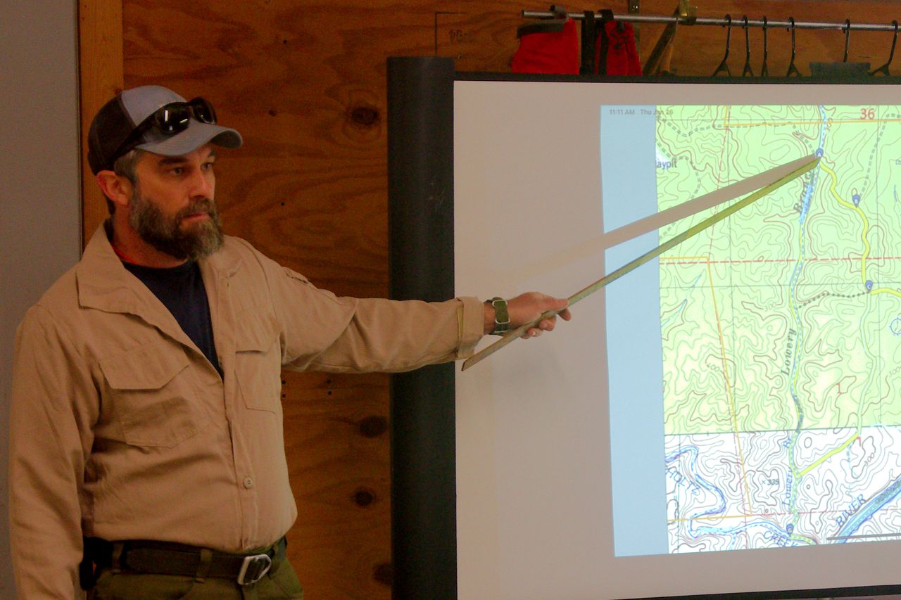 Controlled burn fire training in Alabama