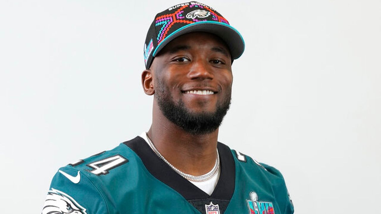 James Bradberry representing Samford in Super Bowl LVII