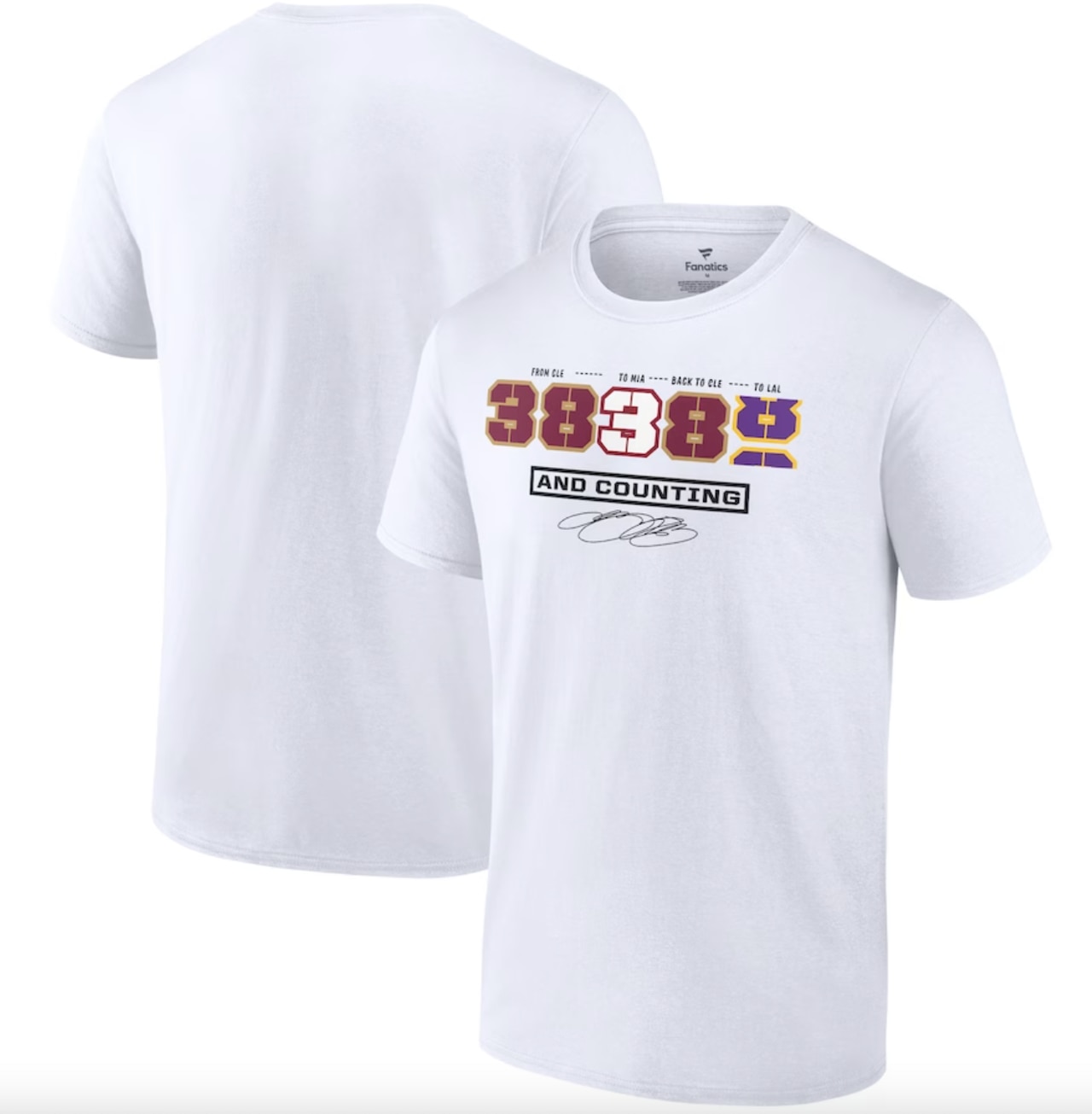 LeBron James NBA All-Time Scoring Record gear