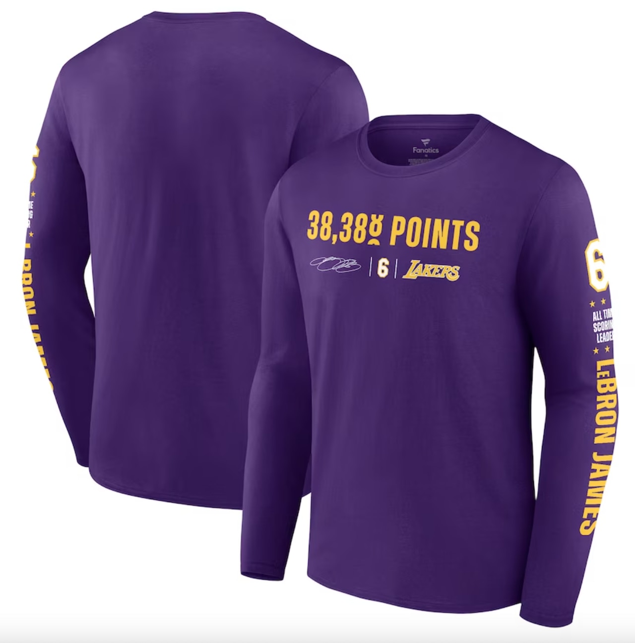 LeBron James NBA All-Time Scoring Record gear