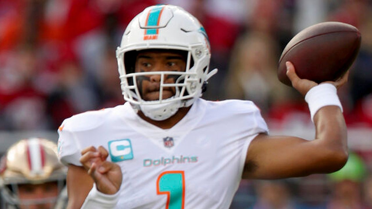 Miami Dolphins quarterback Tua Tagovailoa