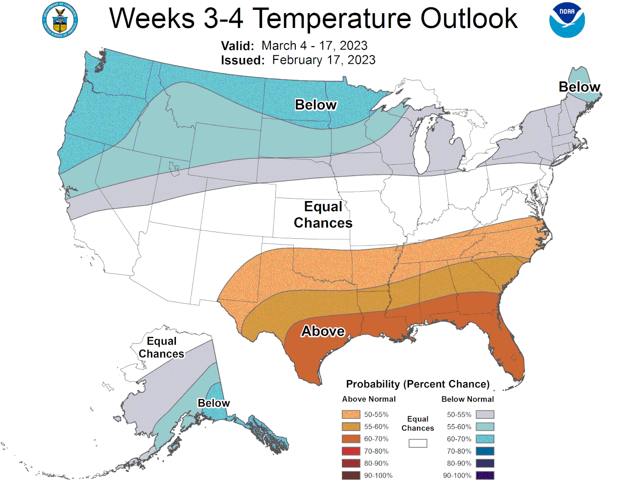 Week 3-4 temperatures