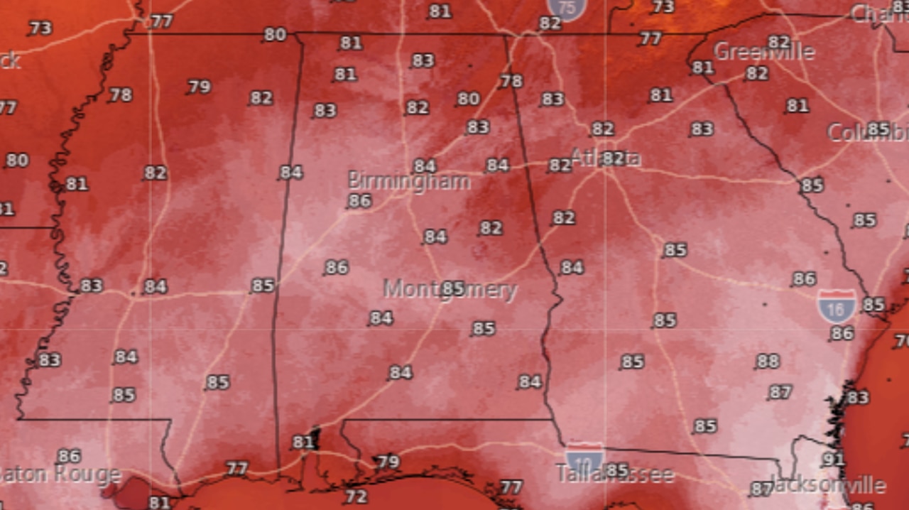 Thursday highs