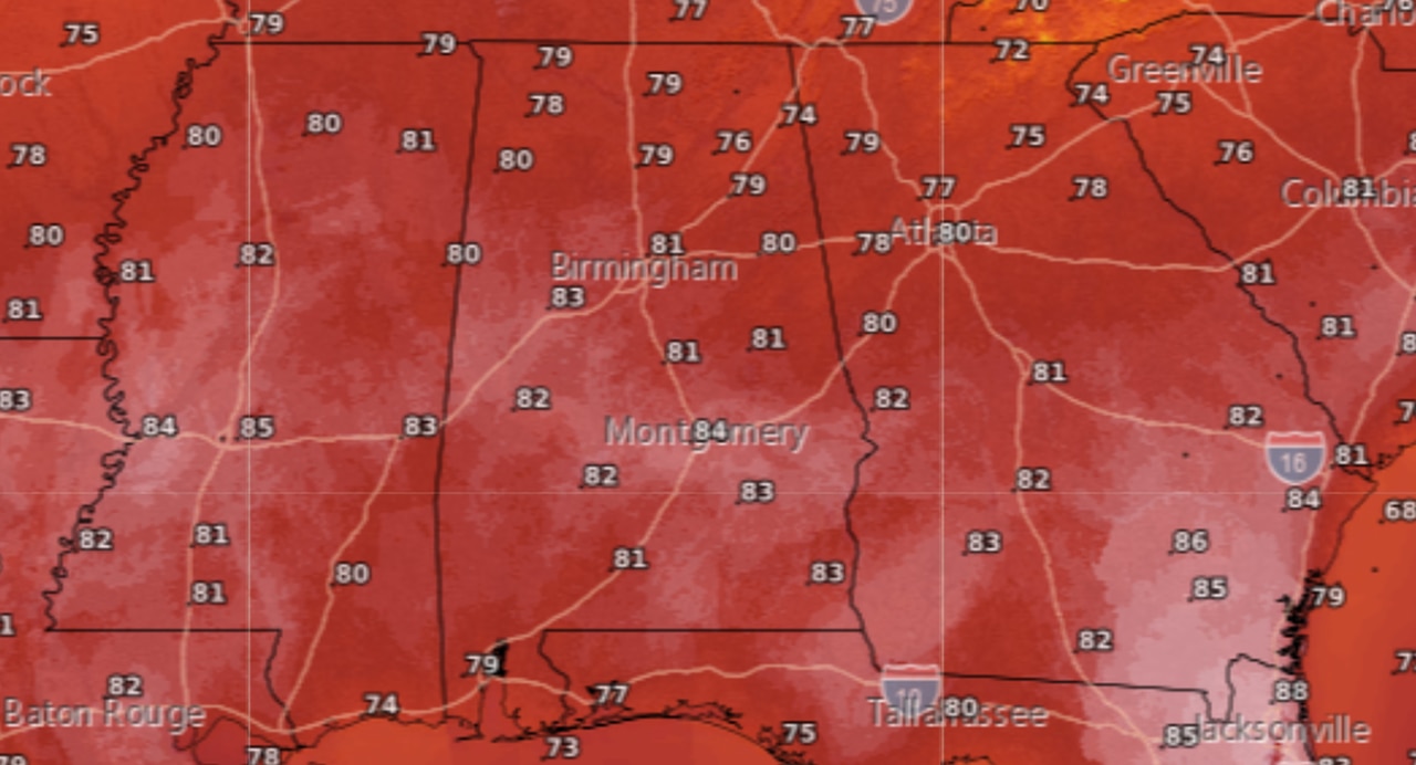 Record high temperatures possible in Alabama this week