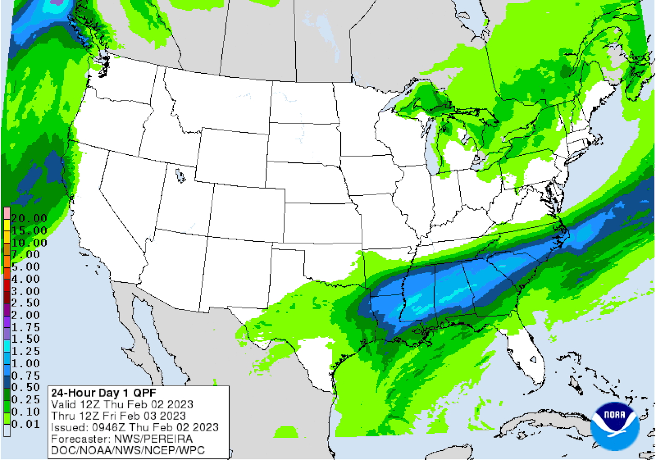 Severe weather risk dropped for Alabama on Thursday