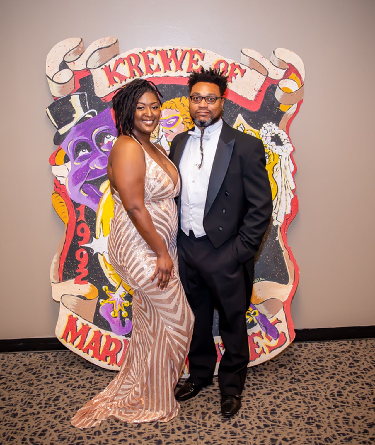 Show Us Your Mardi Gras Gowns: Marry Mates embrace Carnival couples