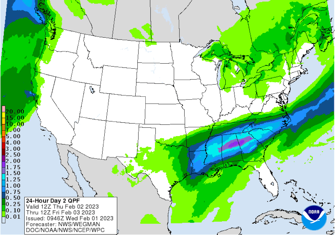 Strong storms possible in part of Alabama on Thursday