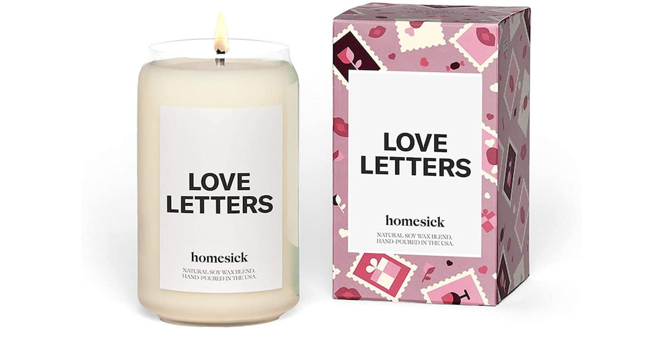 Homesick Premium Scented Candle, Love Letters