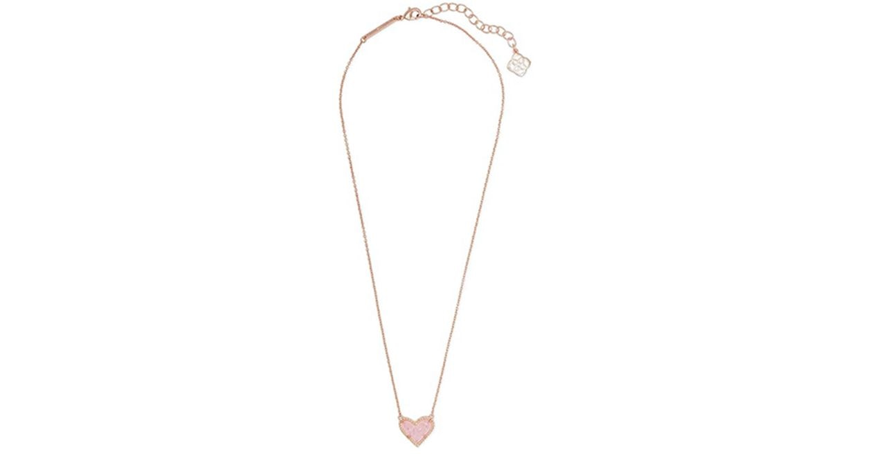 Kendra Scott Ari Heart Adjustable Length Pendant Necklace