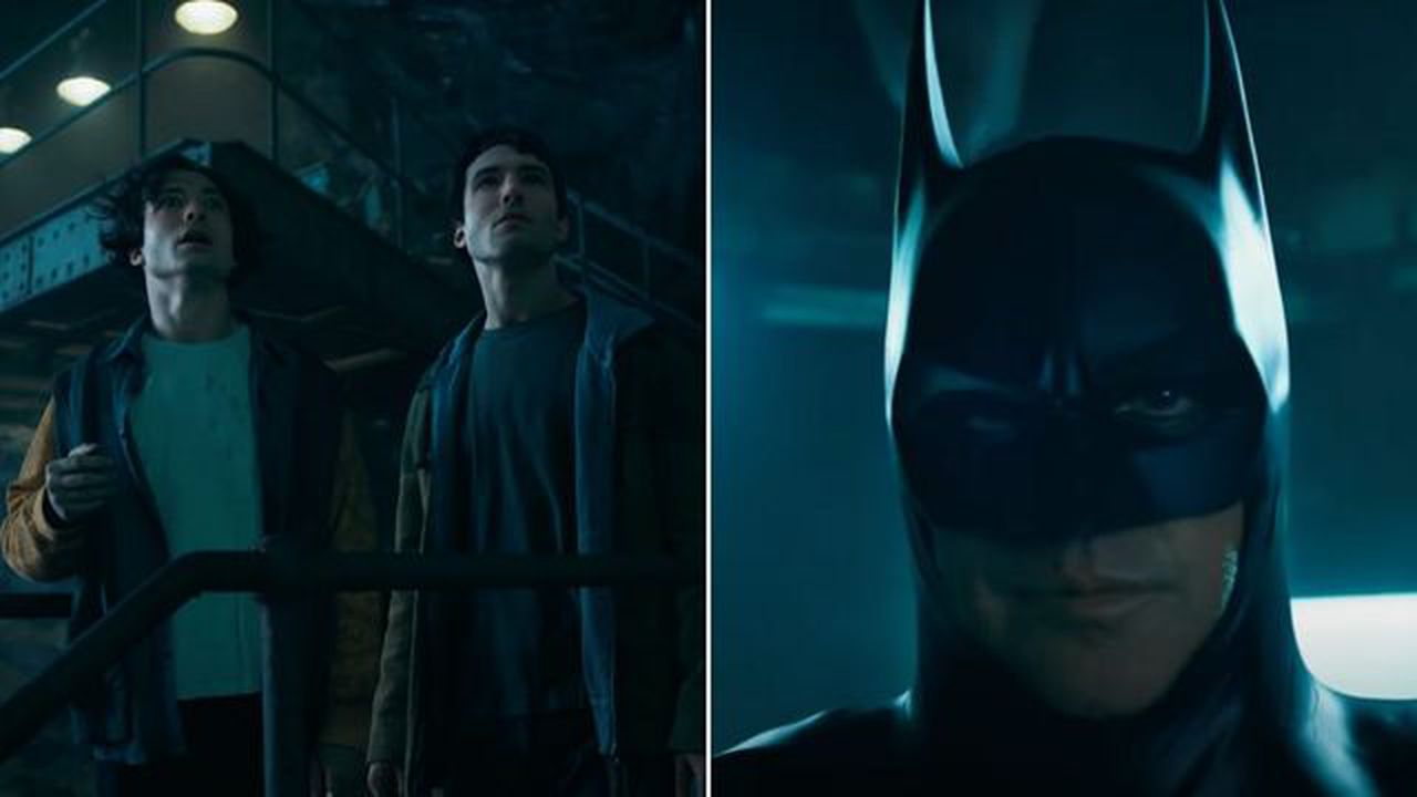 Yes, that’s Michael Keaton as Batman in ‘The Flash’ Super Bowl trailer