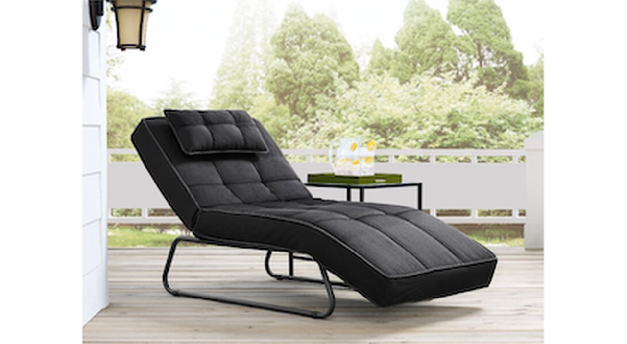 Andrew 45.8″ Reclining Single Chaise with Cushion