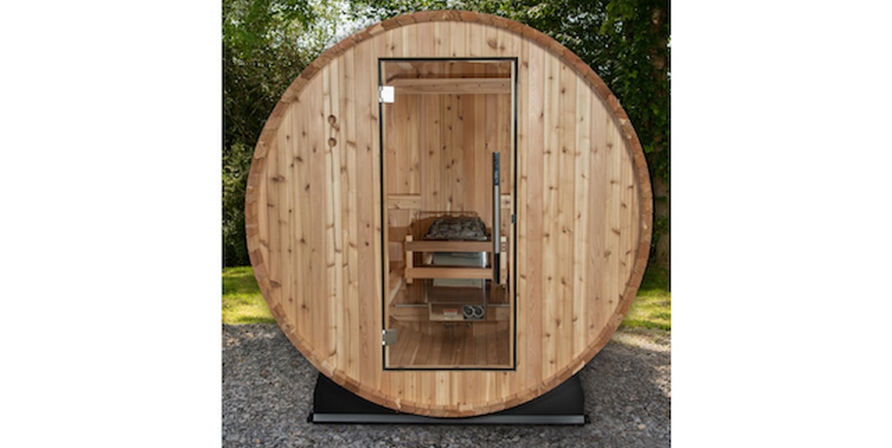 Almost Heaven Saunas Watoga Four Person Traditional Steam Sauna in Cedar