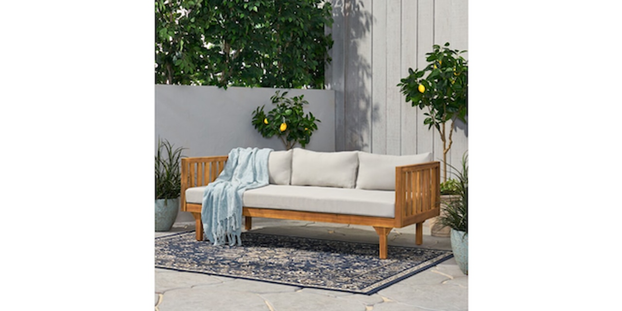 Outdoor Patio Daybed with Cushions