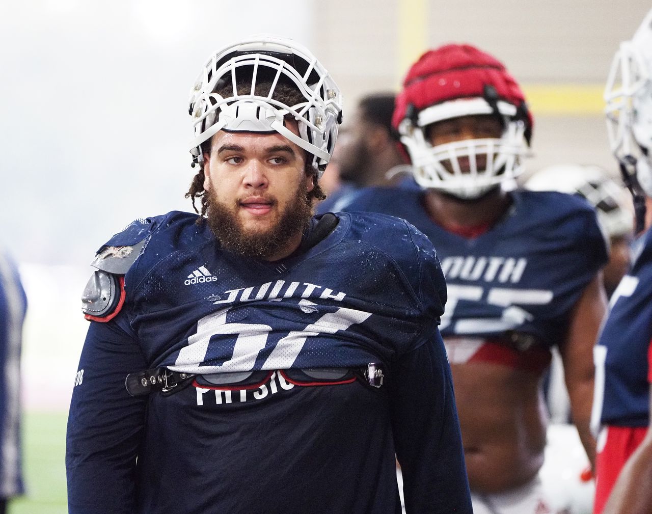 South Alabama football practice 