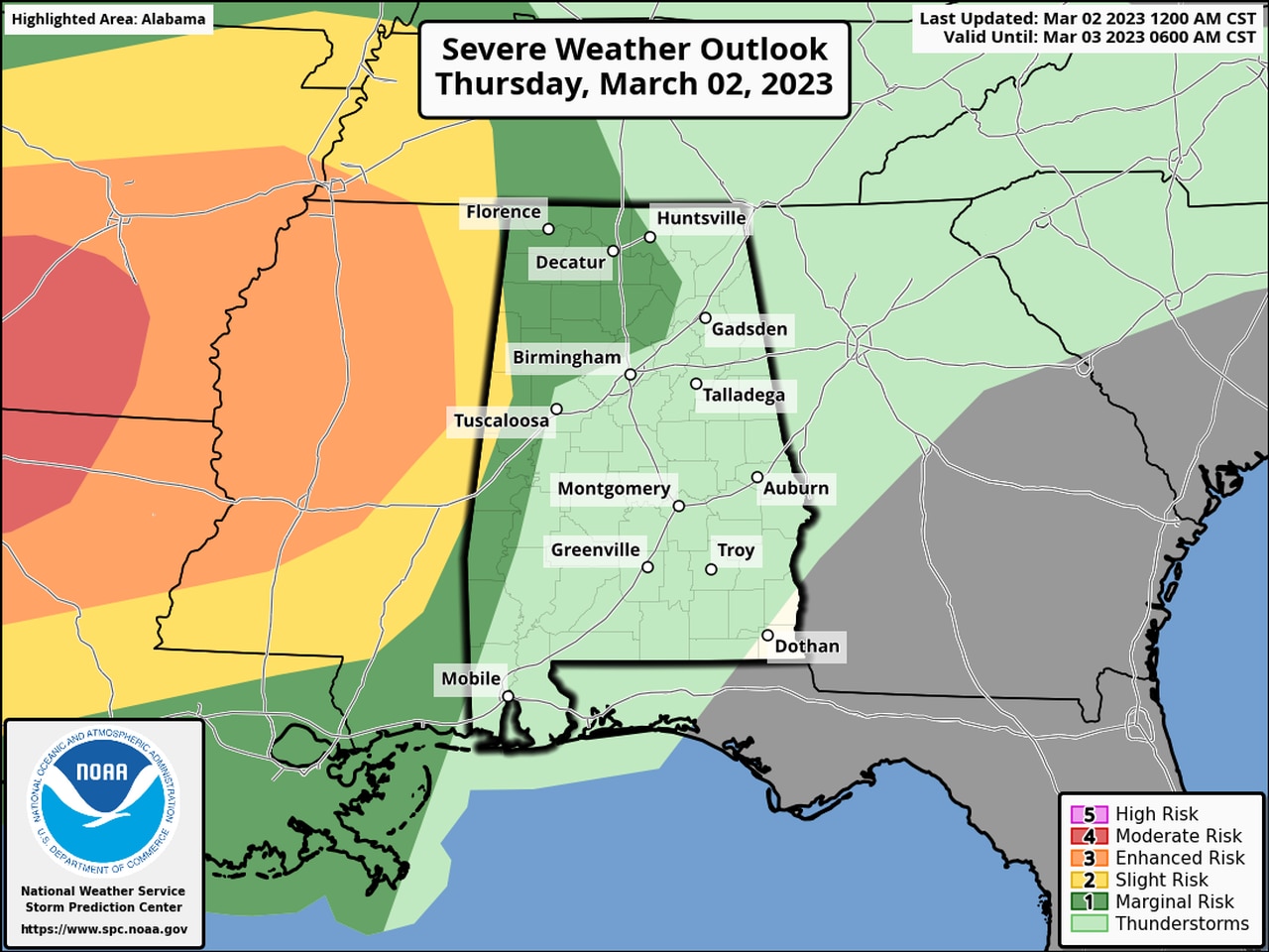 Alabama severe weather: When to expect more storms