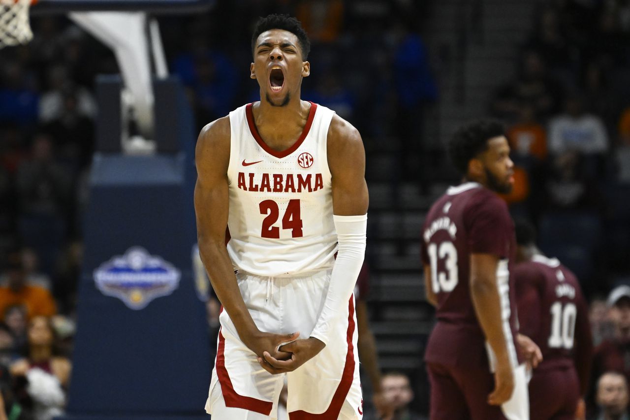 Alabama stomps 8-seed Mississippi State, advances to SEC tournament semifinals