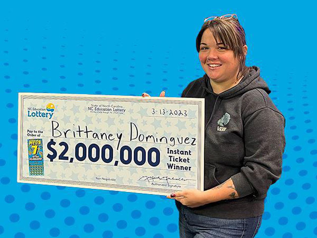 Alabama woman wins $2 million lottery, plans to return to native North Carolina