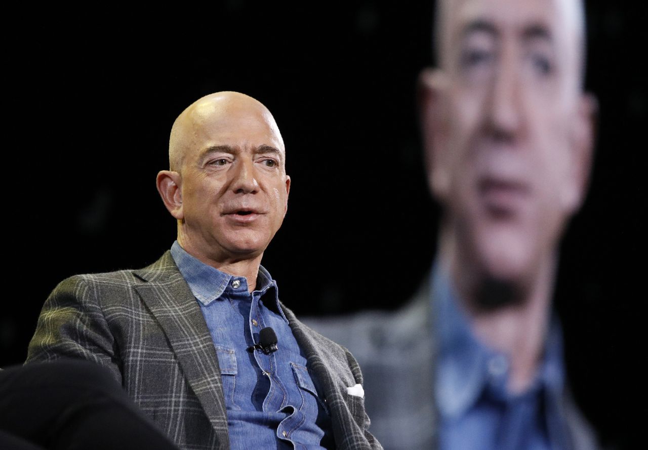 Amazon’s Jeff Bezos’ reported $500M Superyacht - with helipad and pool - at sea for first time