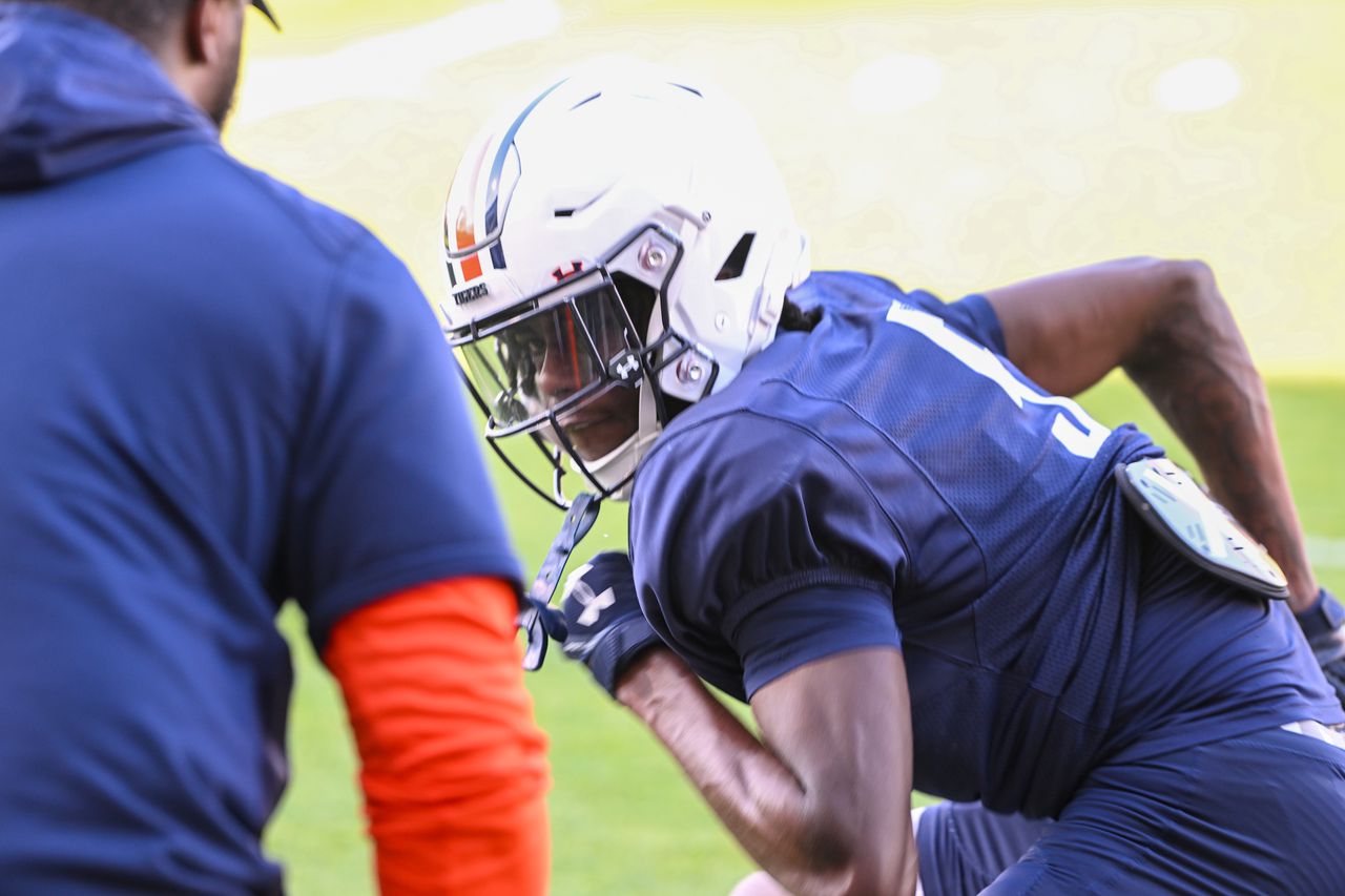 Auburn cornerback J.D. Rhym likely out for remainder of spring practice