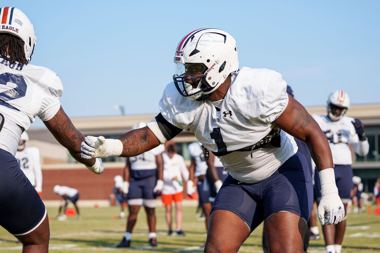 Auburn's Jeffrey M'ba has found his identity. Now he aims to 'destroy people'