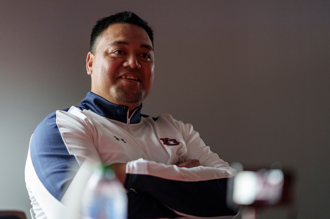 Ben Aigamaua is optimistic about Auburn’s tight ends during spring football