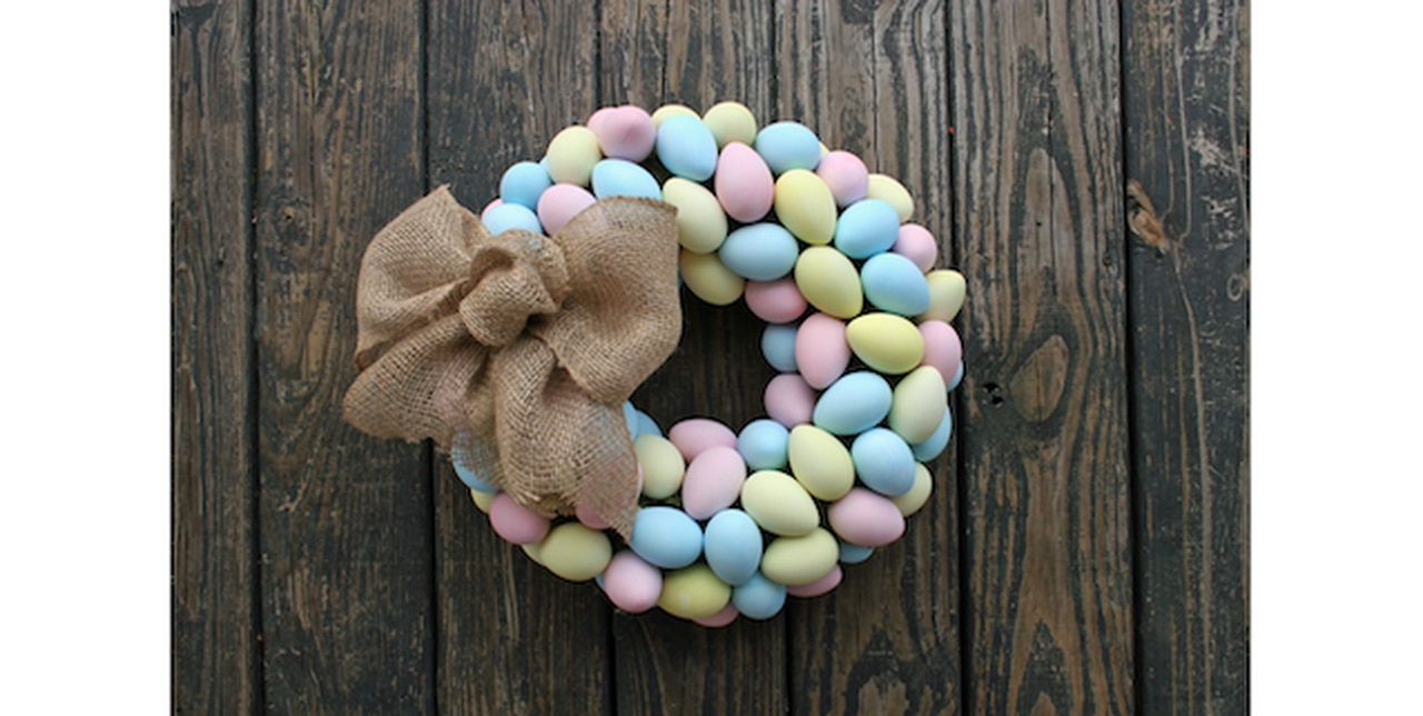 Easter Egg Wreath