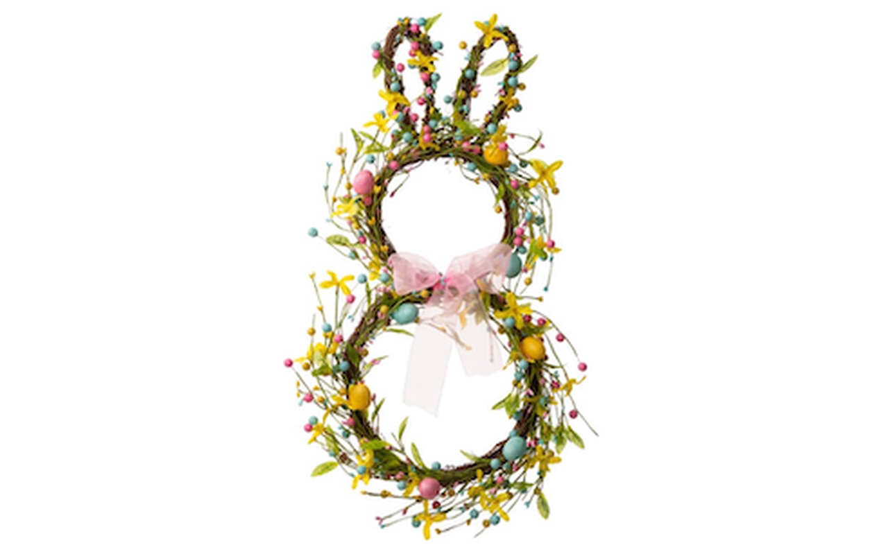 Mixed Assortment Bunny Wreath