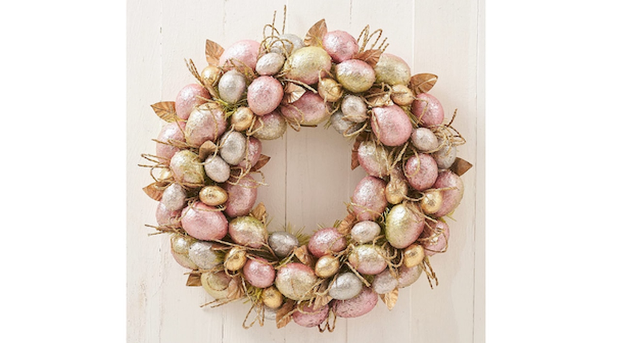 Handmade Easter Egg Wreath