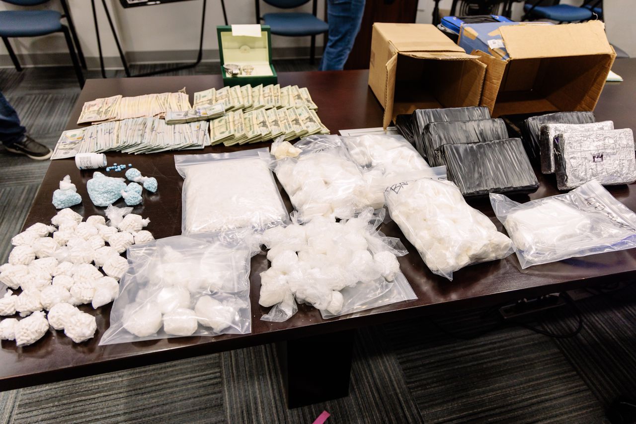 Cocaine, meth, fentanyl seized in Mobile County arrest