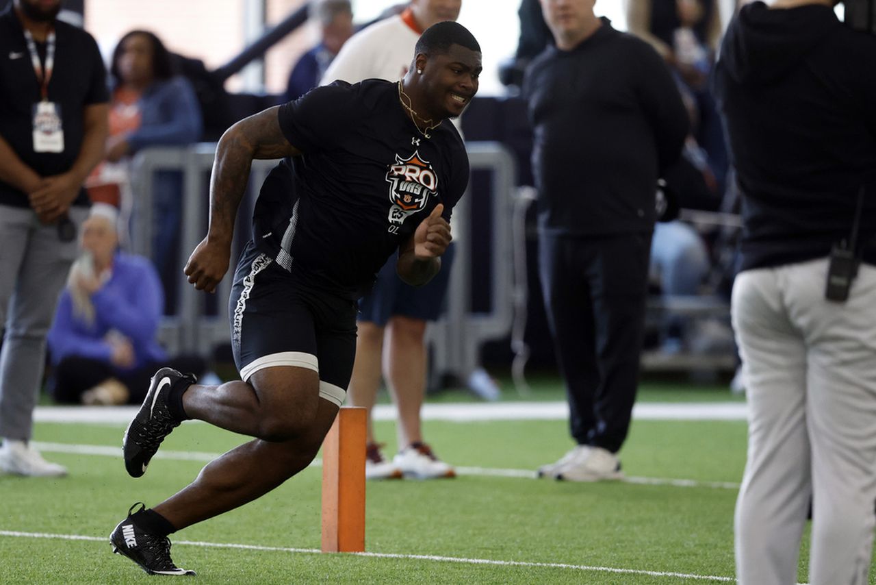 Colby Wooden’s goal at Auburn’s pro day? ‘Show violence’