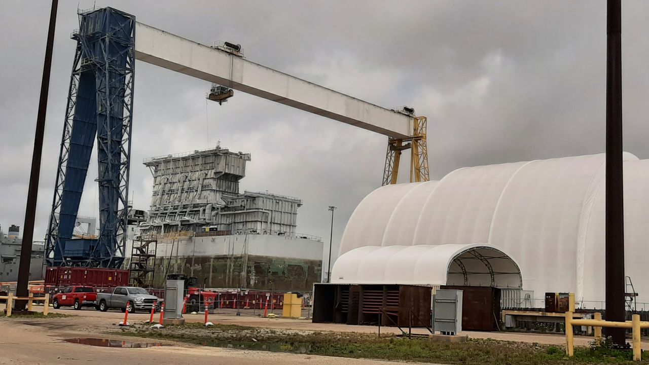 Alabama Shipyard's roots go back to the days of the Alabama Dry Dock and Shipbuilding Company, ADDSCO, formed before World War I.