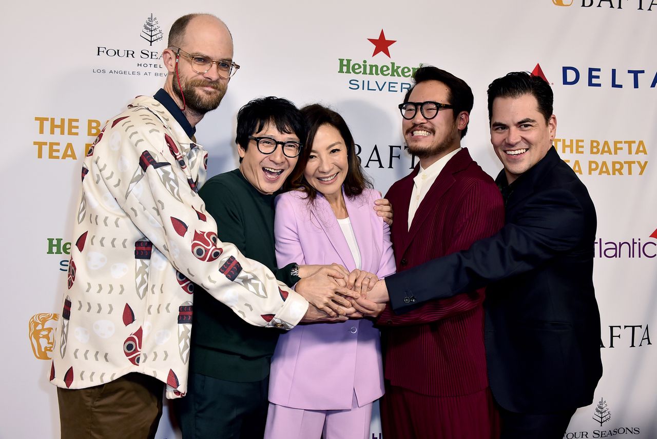 Daniel Scheinert, Ke Huy Quan, Michelle Yeoh, Daniel Kwan, Jonathan Wang