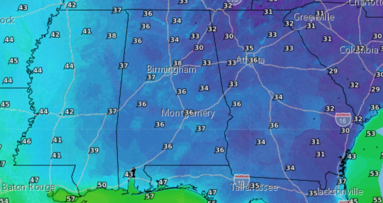 Frost advisory in effect tonight for much of Alabama