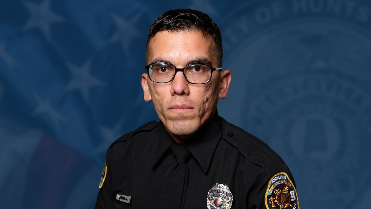 Huntsville officer Albert Morin remains in critical condition