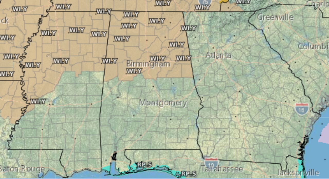 Level 3 risk for severe weather for Alabama tonight