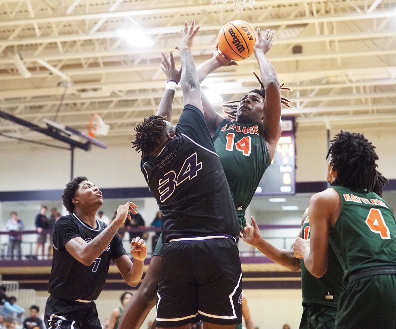 Blount and LeFlore basketball 