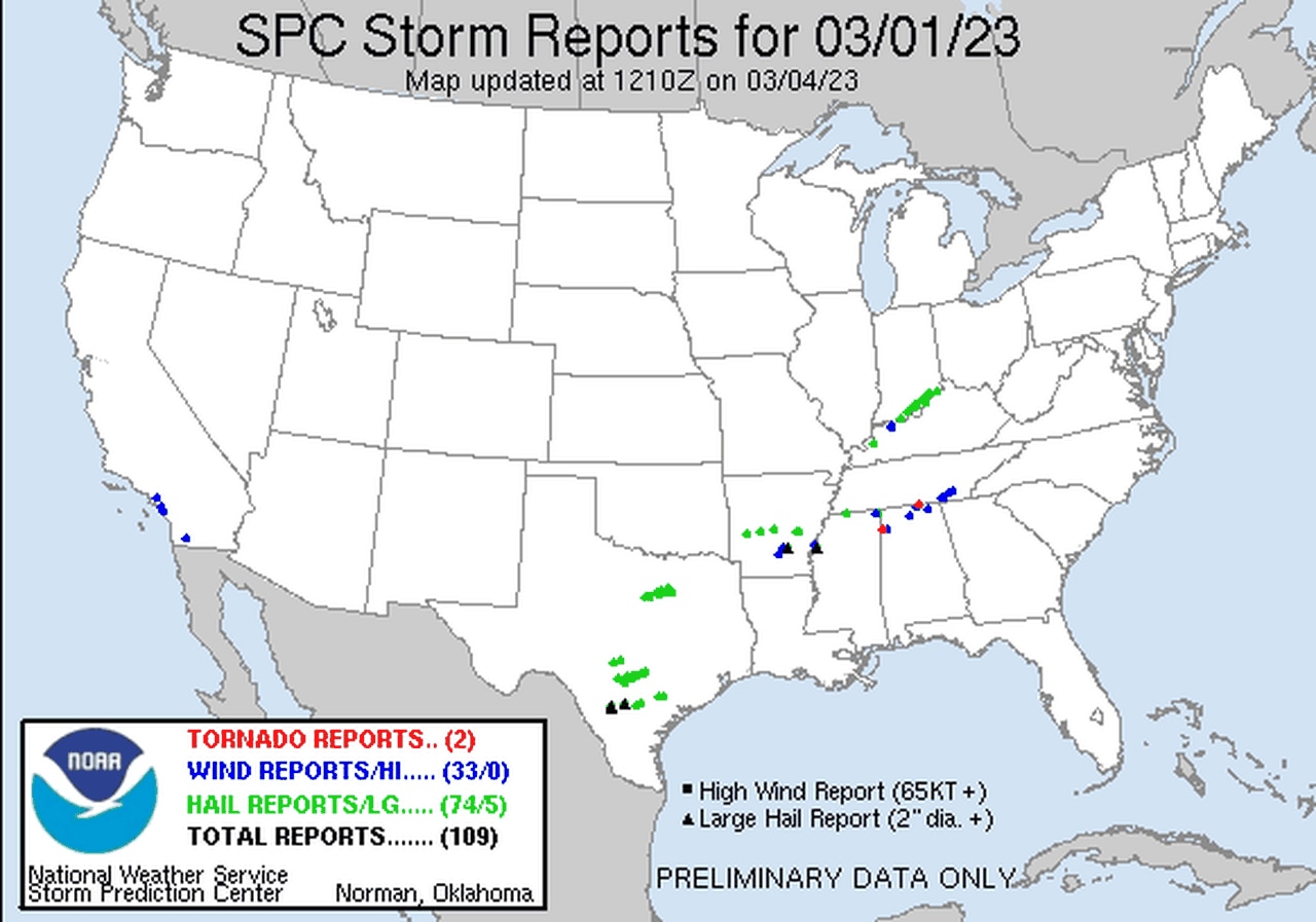 National Weather Service looking at more storm damage