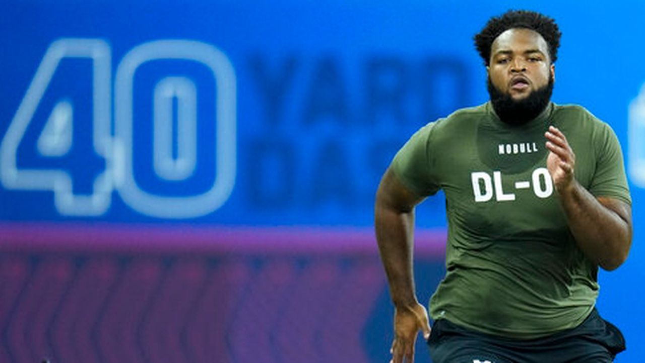 NFL Combine: Which defensive lineman ran fastest?