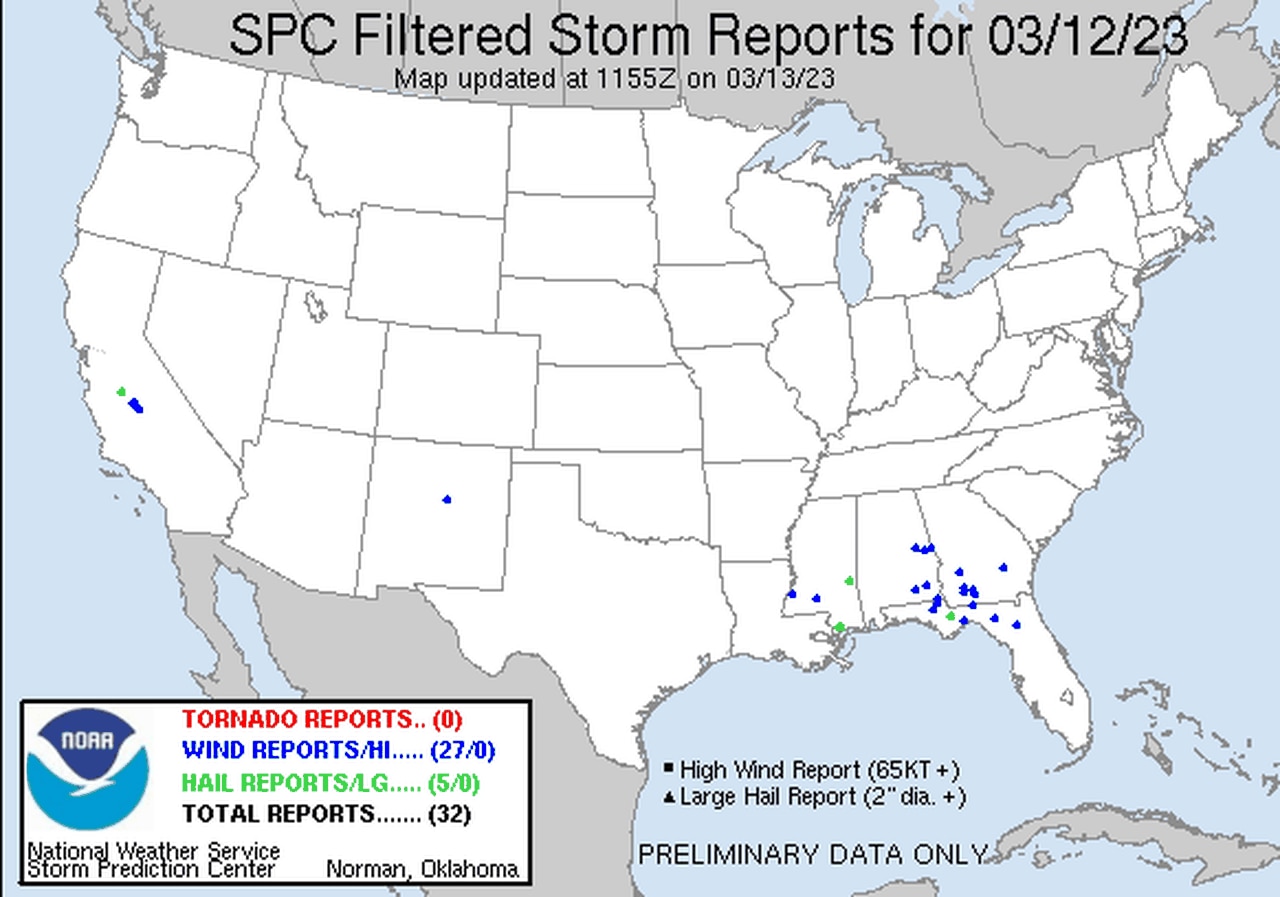 Storm damage survey planned for two Alabama counties