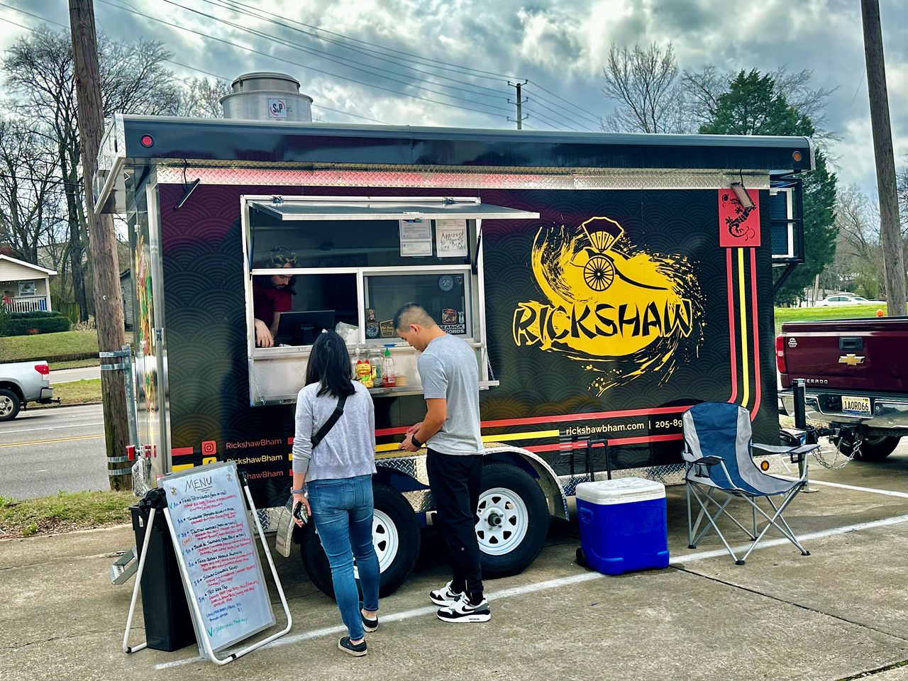 Rickshaw food trailer in Birmingham, Ala.