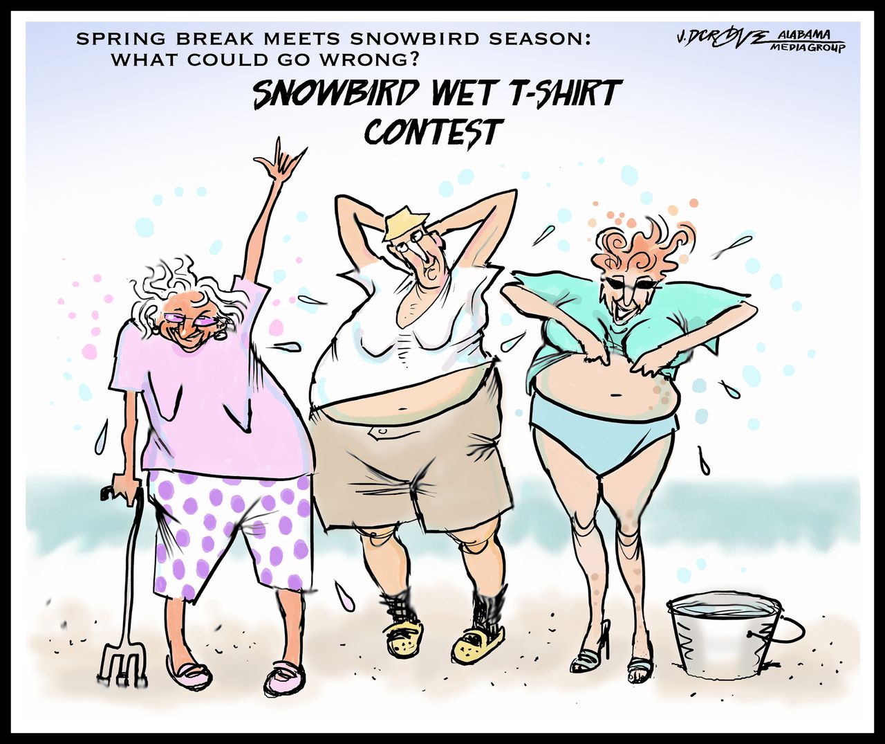 When spring break meets snowbird season all bets and wet T-shirts are off