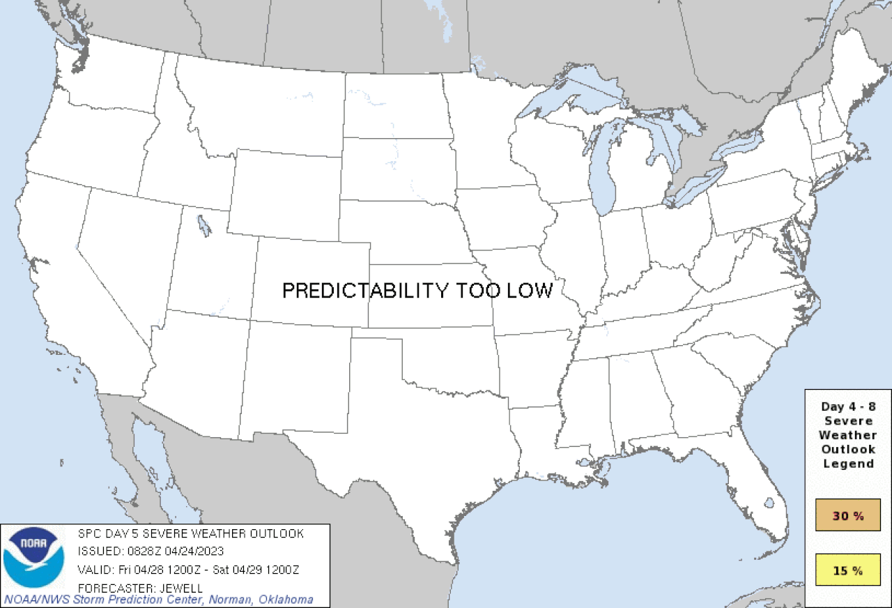 A few strong storms possible later this week in Alabama