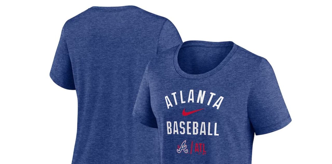 Atlanta Braves Nike Women's 2023 City Connect Tri-Blend T-Shirt