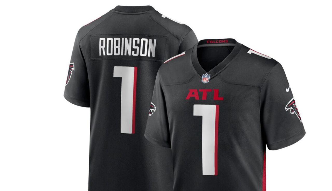 Bijan Robinson’s Atlanta Falcons jersey now available