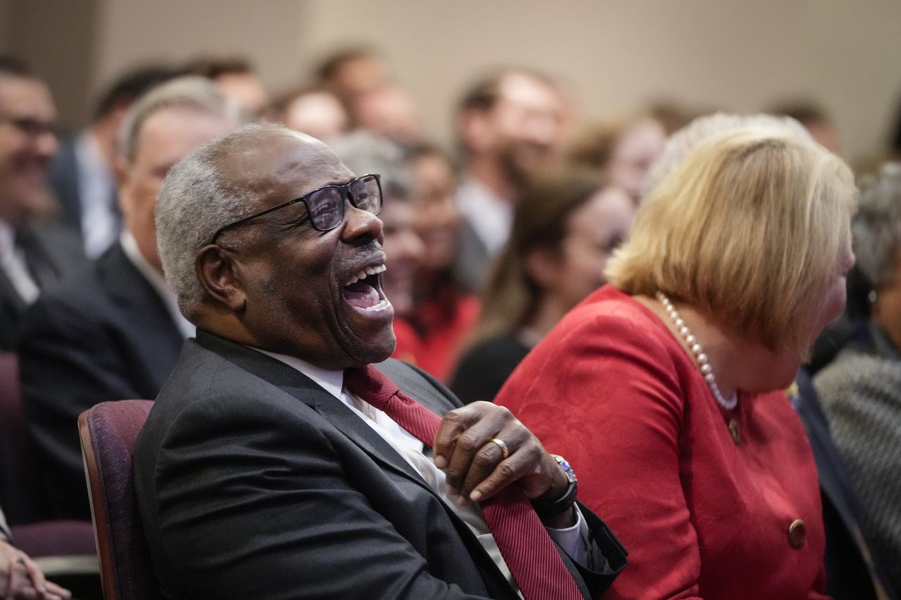 Clarence Thomas being showered with gifts, trips was revealed in 2004. He stopped disclosing them