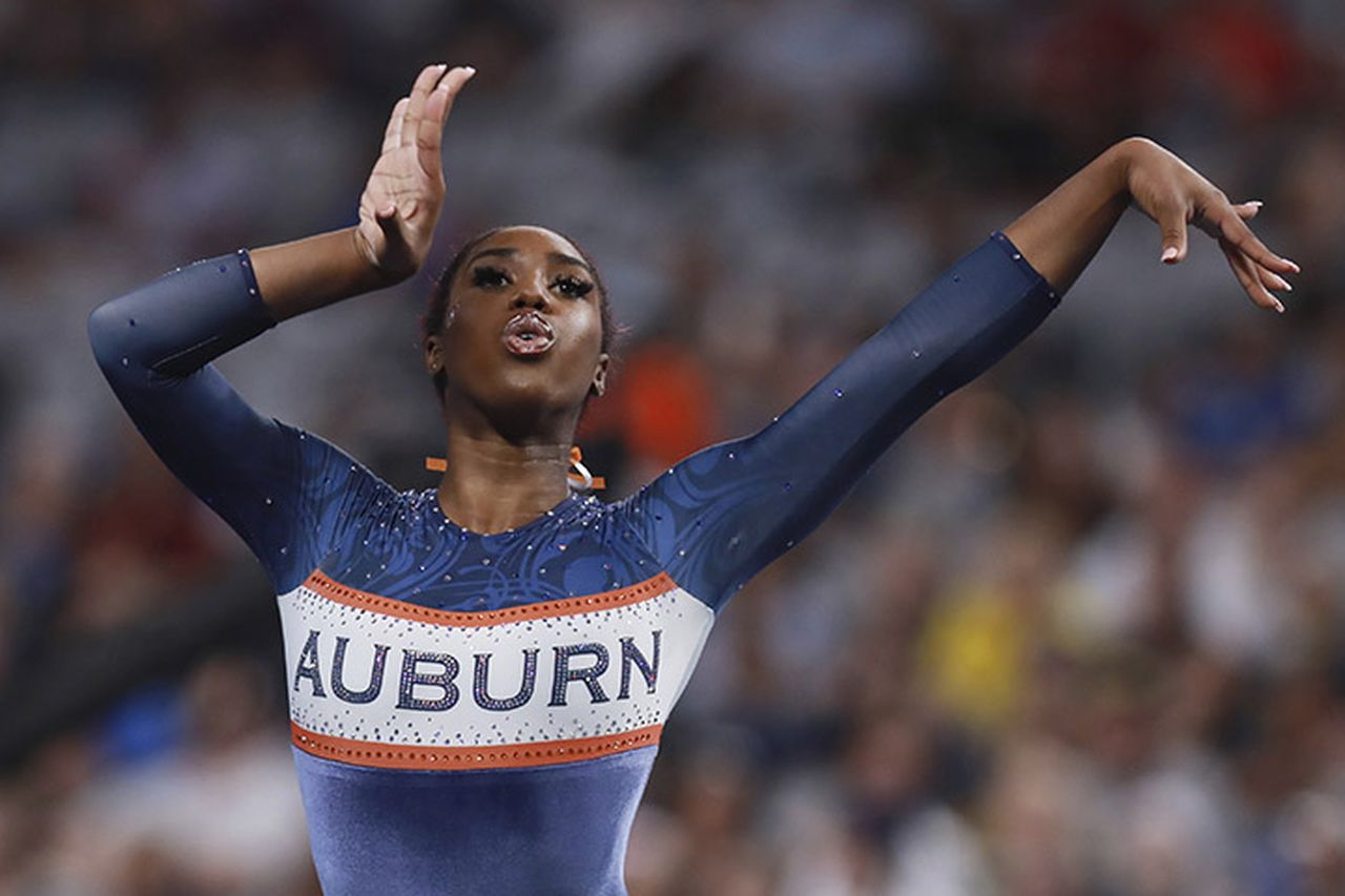 Derrian Gobourne will compete for Auburn at NCAA Gymnastics Championship